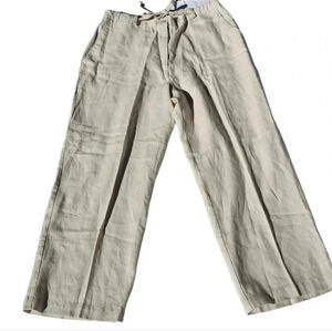Bagatelle 100% Linen Beige Pants 16WP